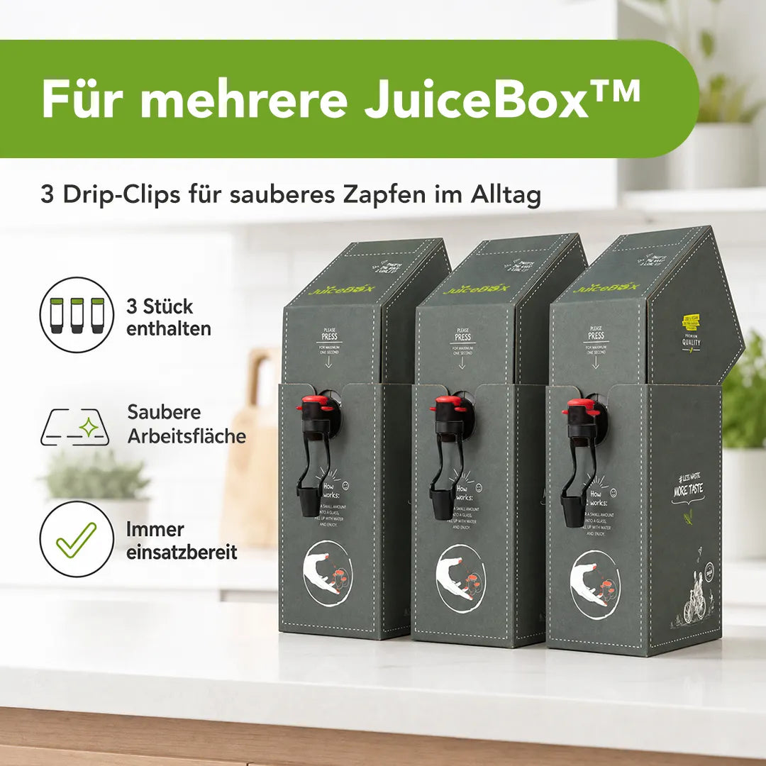 JuiceBox™ DripClip 3er Pack