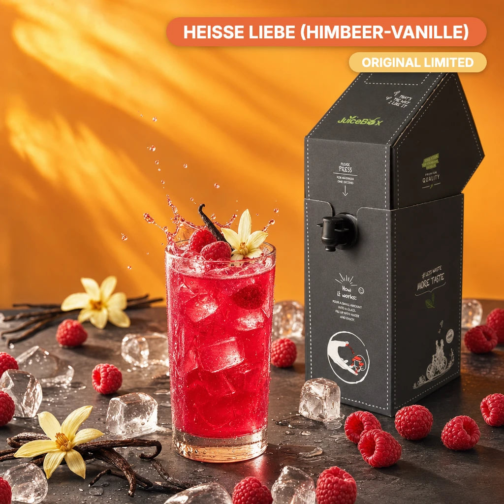 JuiceBox Limited Golden Hour – HEISSE LIEBE (HIMBEER-VANILLE)