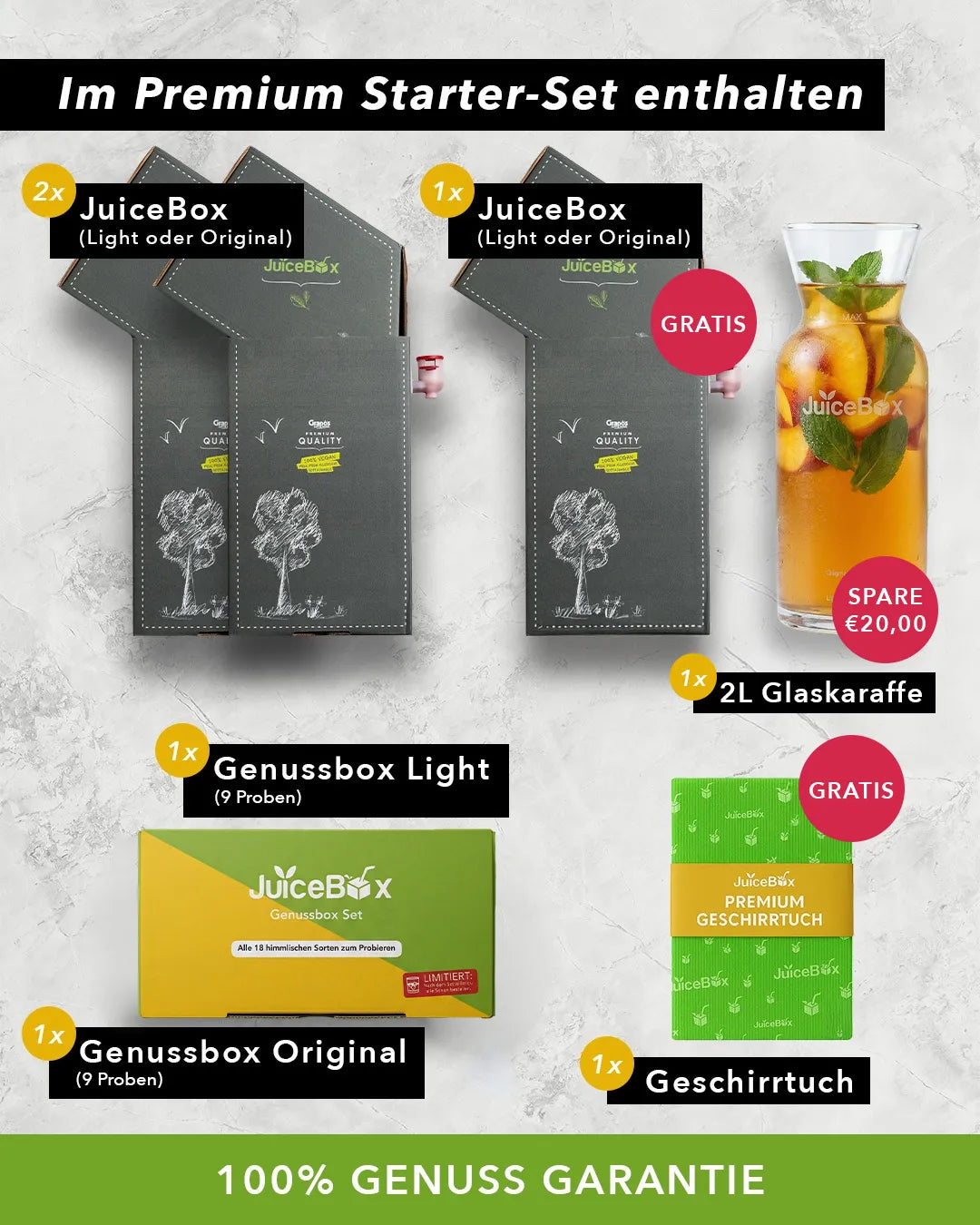 JuiceBox™ Geburtstags Starterset