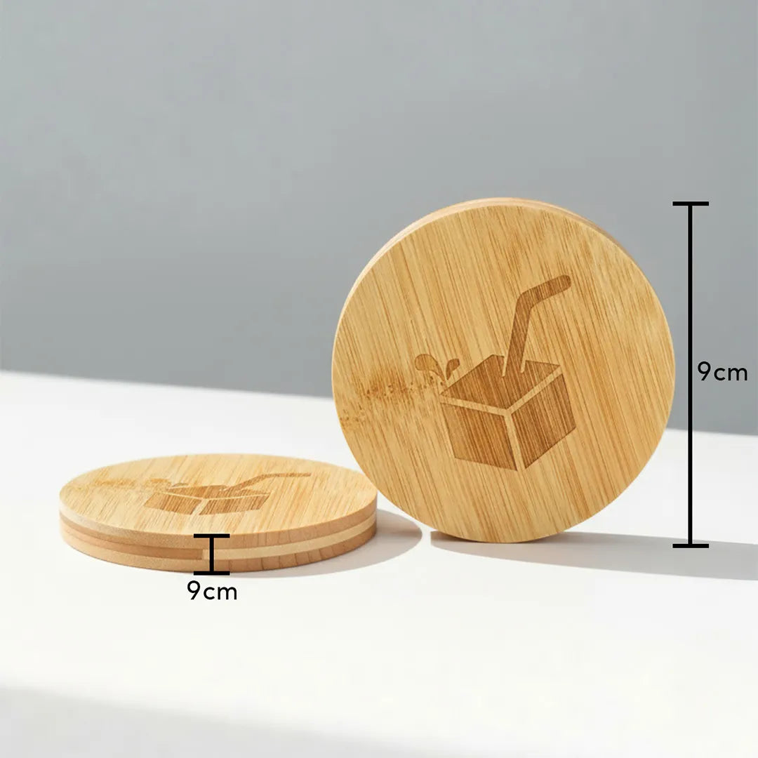 JuiceBox™ Holz-Untersetzer