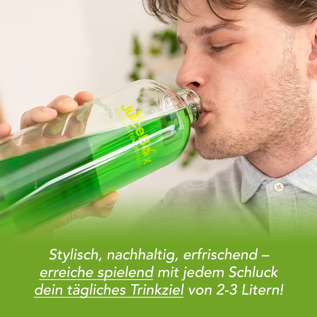 JuiceBox™ Glastrinkflaschen Spar-Set