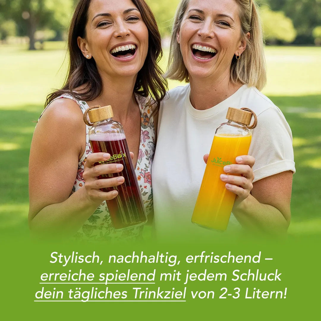 JuiceBox™ Glastrinkflaschen Spar-Set