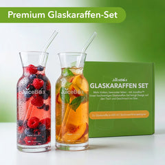 JuiceBox Glaskaraffen Set - 2x 600ml