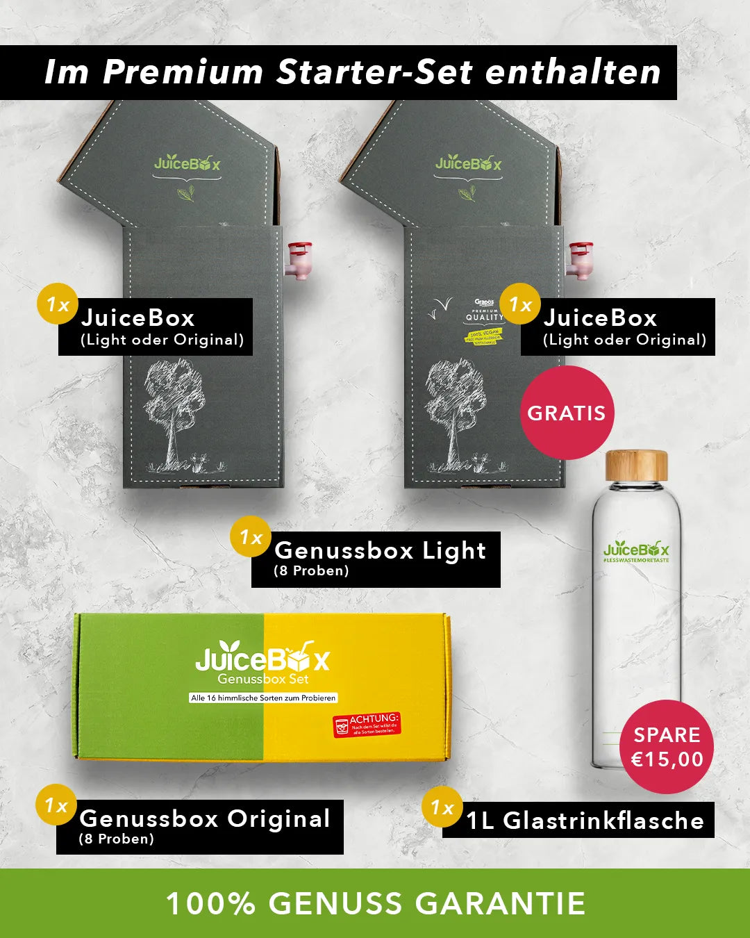 JuiceBox™ Starter-Set