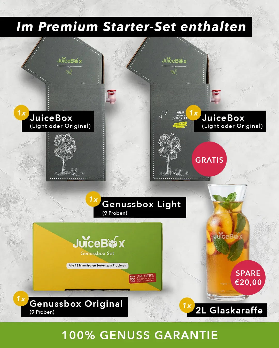 JuiceBox™ Geburtstags Starterset