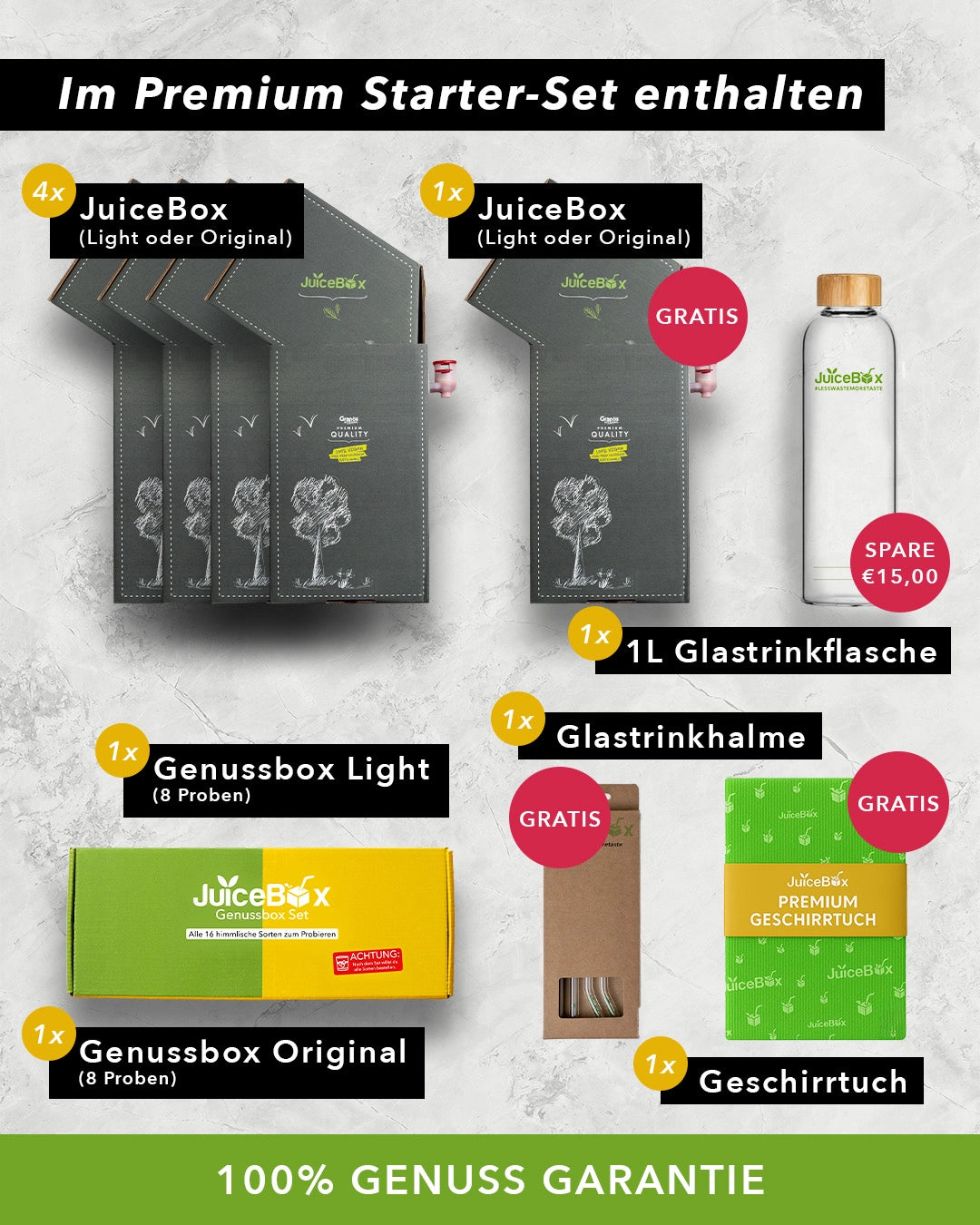 JuiceBox™ Starter-Set