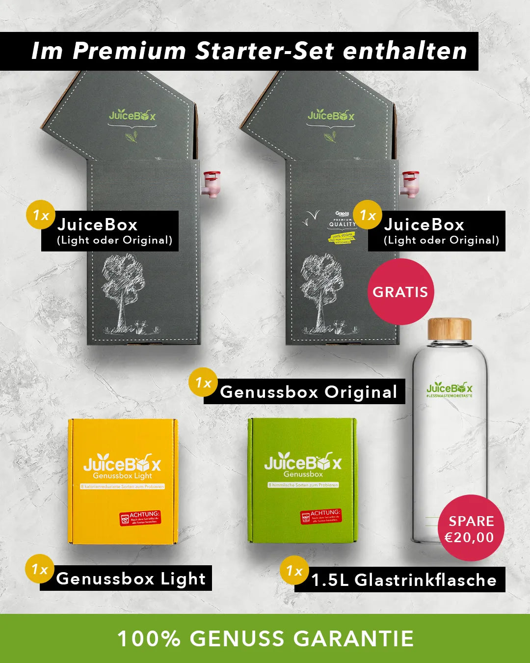 JuiceBox™ Premium Starter-Set