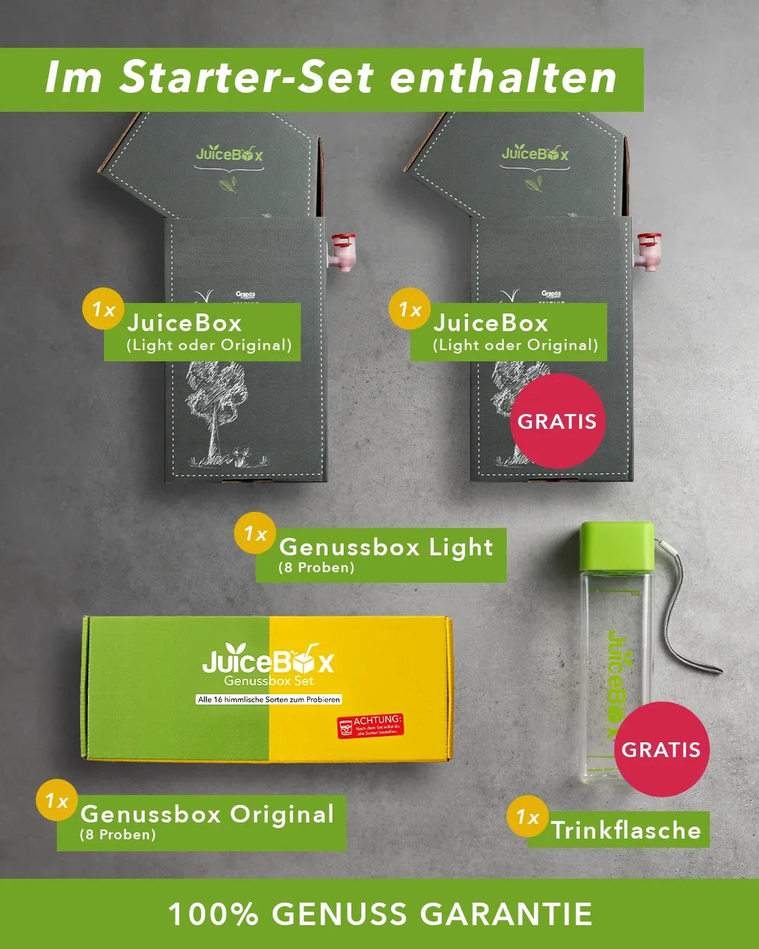 JuiceBox™ Premium Starter-Set