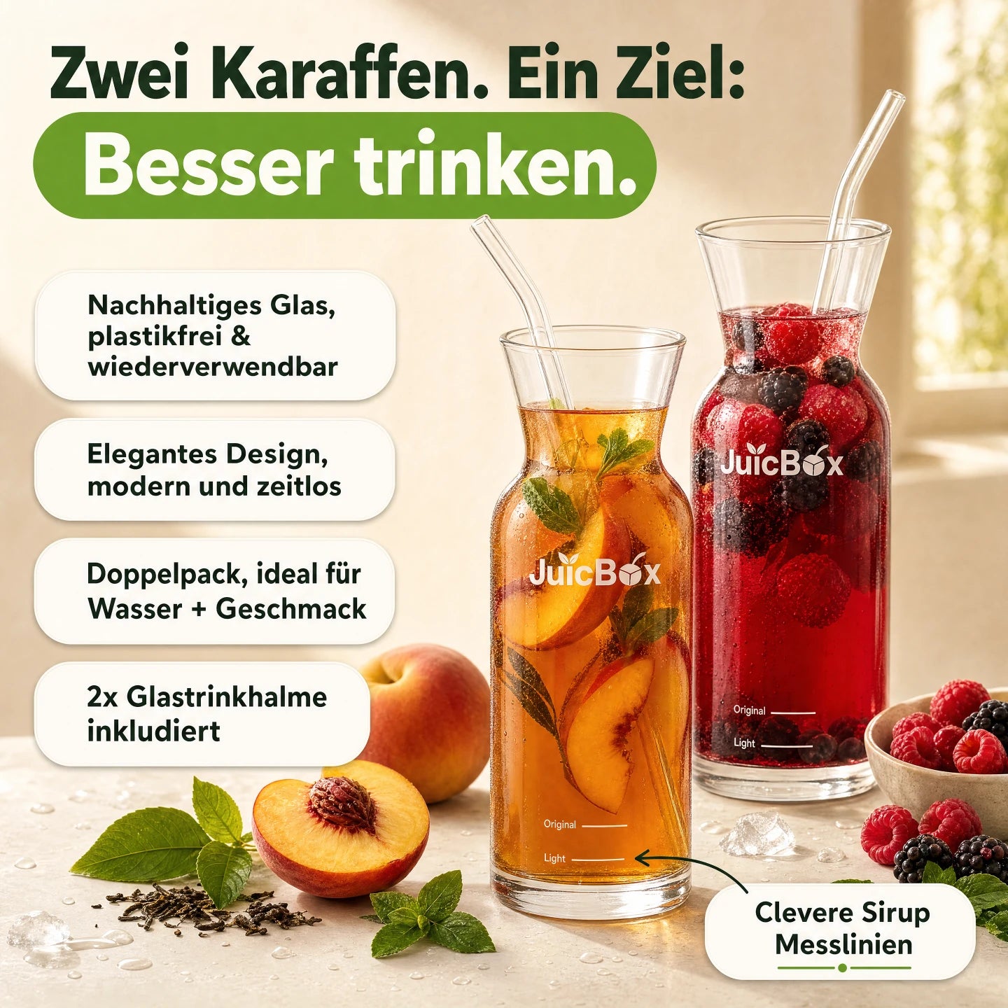 JuiceBox™ Karaffen-Genuss Set