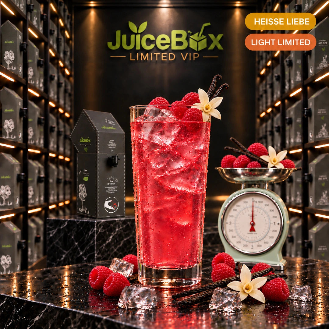 JuiceBox™ Limited – Heisse Liebe Light (Himbeer-Vanille Light)