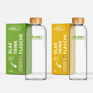 JuiceBox™ Glastrinkflasche