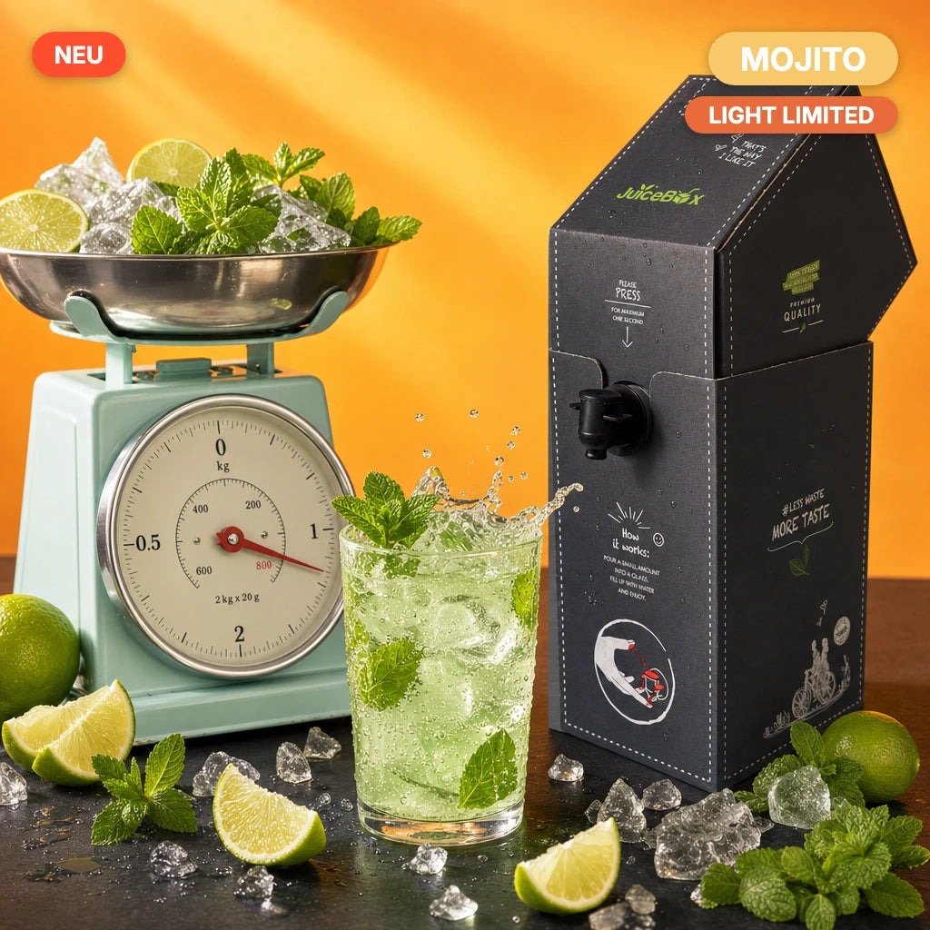 JuiceBox Limited Golden Hour – MOJITO LIGHT (LIMETTE-MINZE)