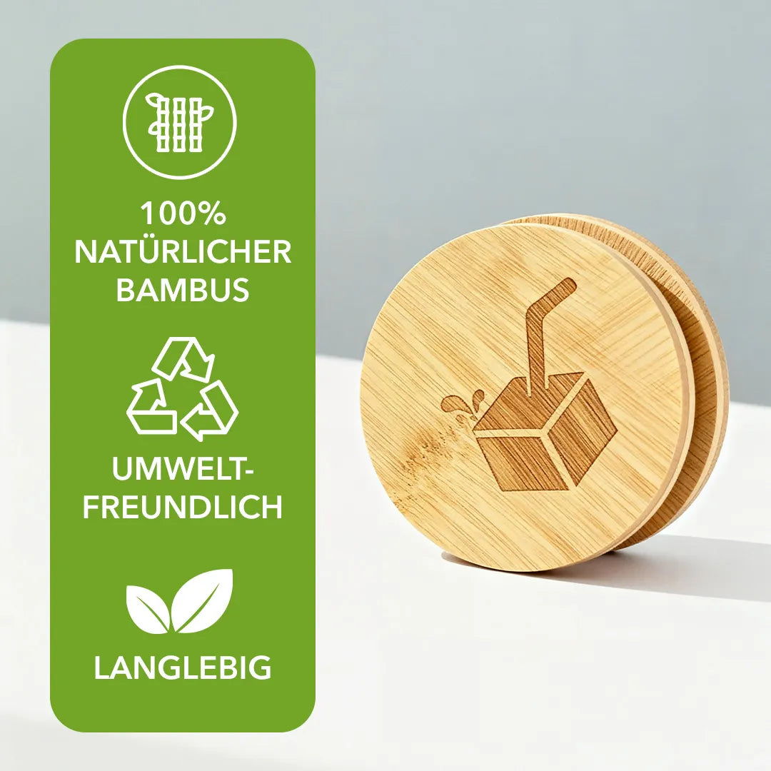 JuiceBox™ Holz-Untersetzer