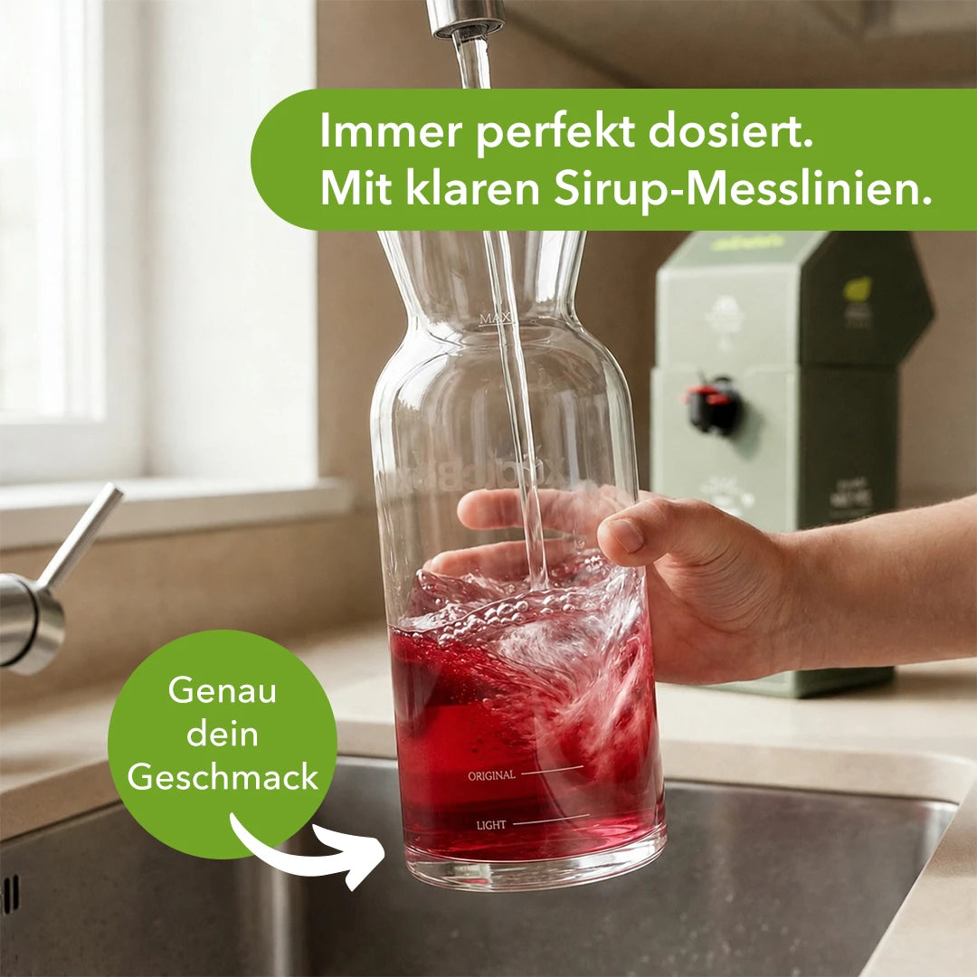 JuiceBox Glaskaraffe - 2 Liter
