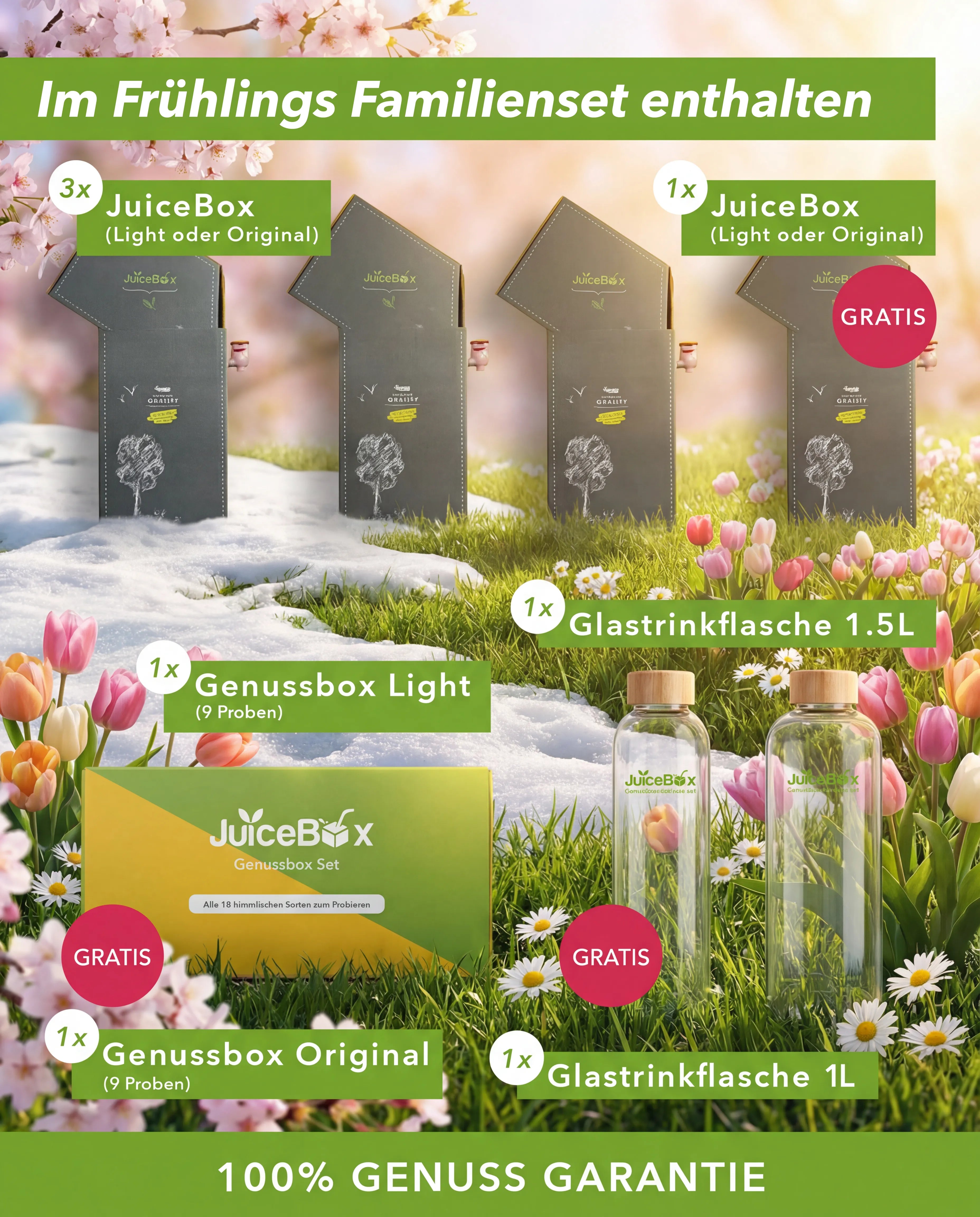 JuiceBox™ Frühlings Familienset