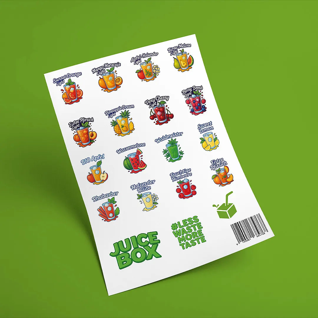JuiceBox™ Sorten-Sticker