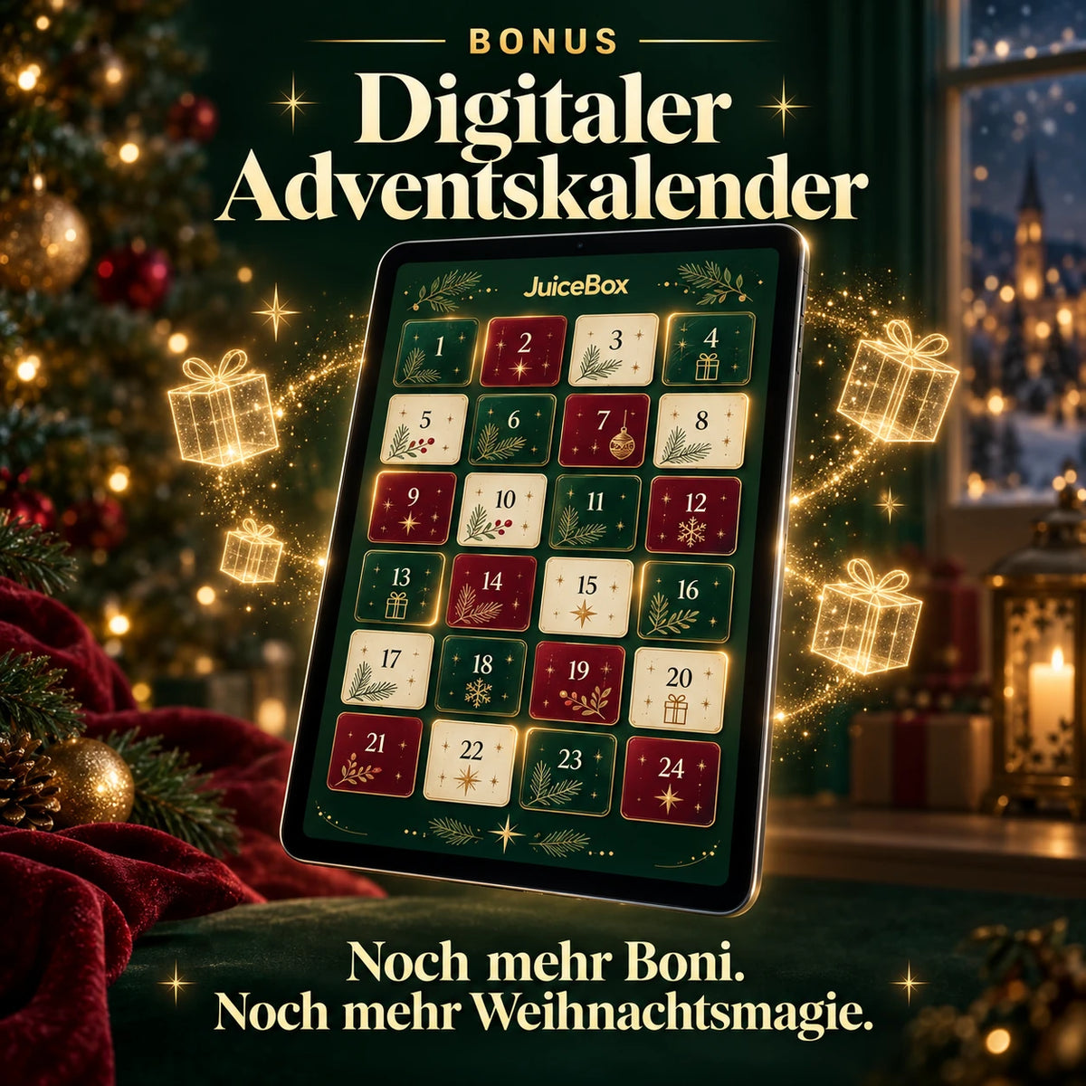 Bonus: Digitaler Adventskalender von JuiceBox